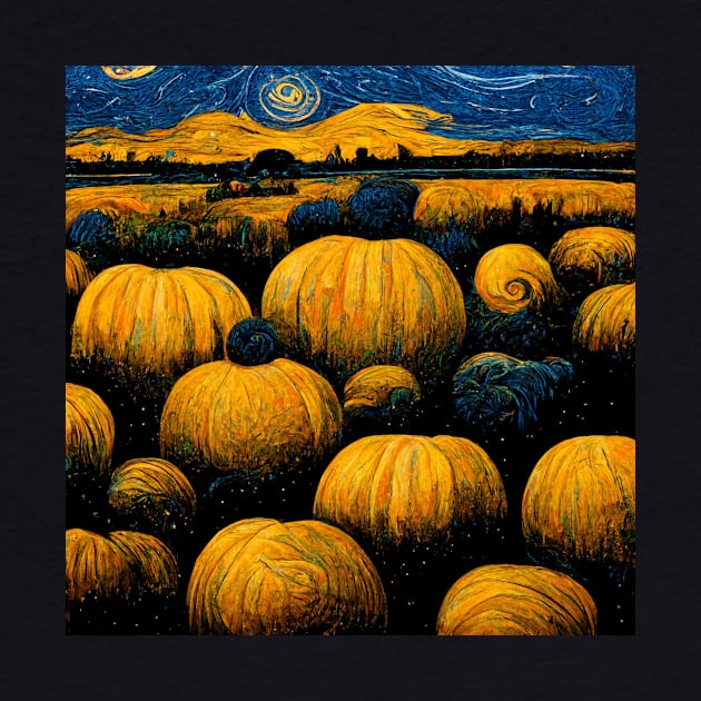 VAN GOGH PUMPKIN PATCH 02 by BarrySullivan